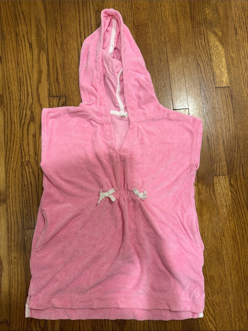 GAP Girls Pink Hooded Swim Coverup